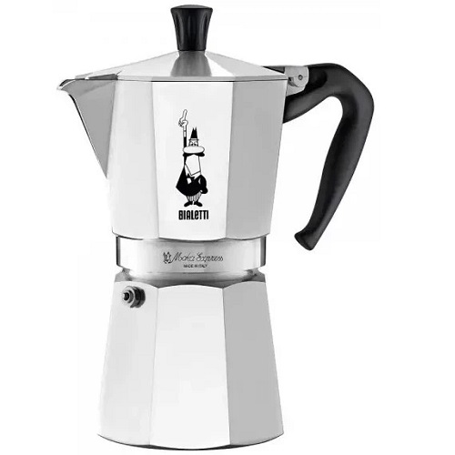 Bialetti Moka Express гейзерная кофеварка на 18 порций Bialetti Moka Express гейзерная кофеварка на 18 порций